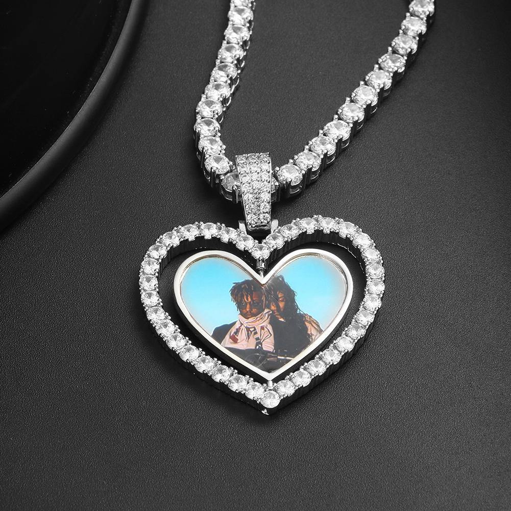 THE ROTATING LOVE® - Custom Two-faced Photo Pendant by Bling Proud | Urban Jewelry Online Store