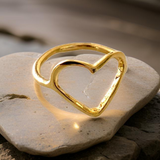 Heart Shaped Ring by The Urban Charm by The Urban Charm