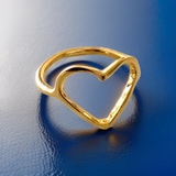 Heart Shaped Ring by The Urban Charm by The Urban Charm