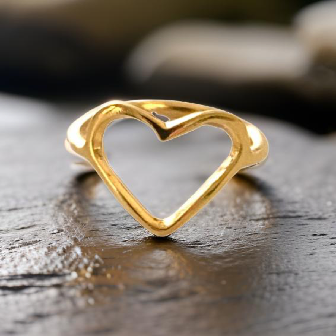 Heart Shaped Ring by The Urban Charm by The Urban Charm