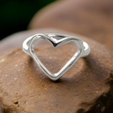 Heart Shaped Ring by The Urban Charm by The Urban Charm