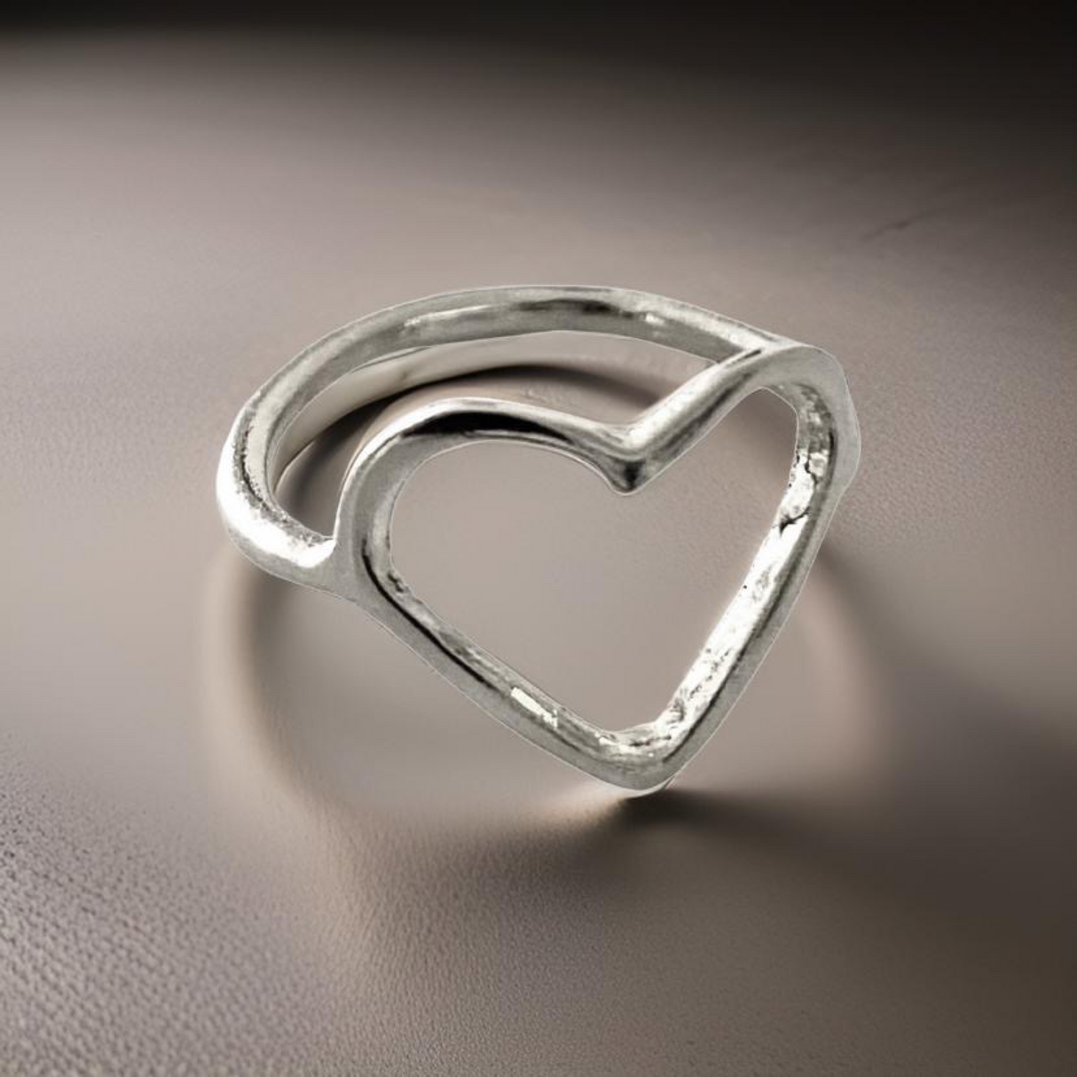 Heart Shaped Ring by The Urban Charm by The Urban Charm