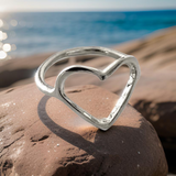 Heart Shaped Ring by The Urban Charm by The Urban Charm