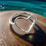 Heart Shaped Ring by The Urban Charm by The Urban Charm