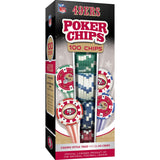 San Francisco 49ers 100 Piece Poker Chips by MasterPieces Puzzle Company INC