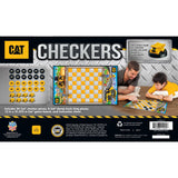 CAT - Caterpillar Checkers Board Game by MasterPieces Puzzle Company INC