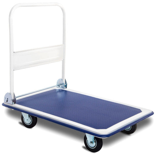 660 Pounds Folding Platform Cart Dolly Hand Truck