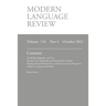 Modern Language Review (116: 4) October 2021