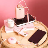 Traveler Power Bank / Hand Warmer - Pink - Vysn