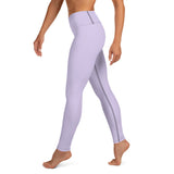 Women's Tropical Purple Sunset Yoga Leggings by Tropical Seas Clothing