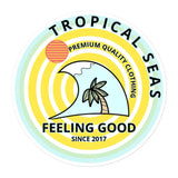 Feeling Good stickers by Tropical Seas Clothing