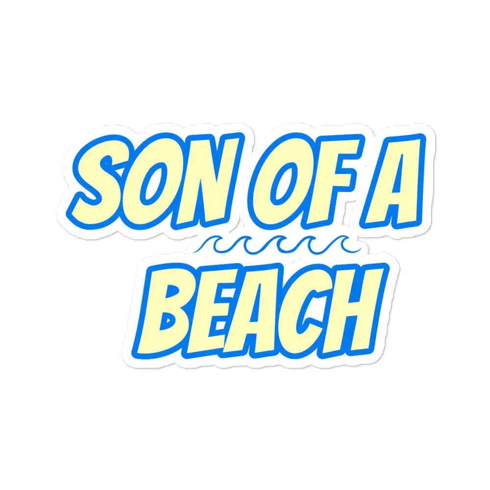 Son Of A Beach stickers by Tropical Seas Clothing