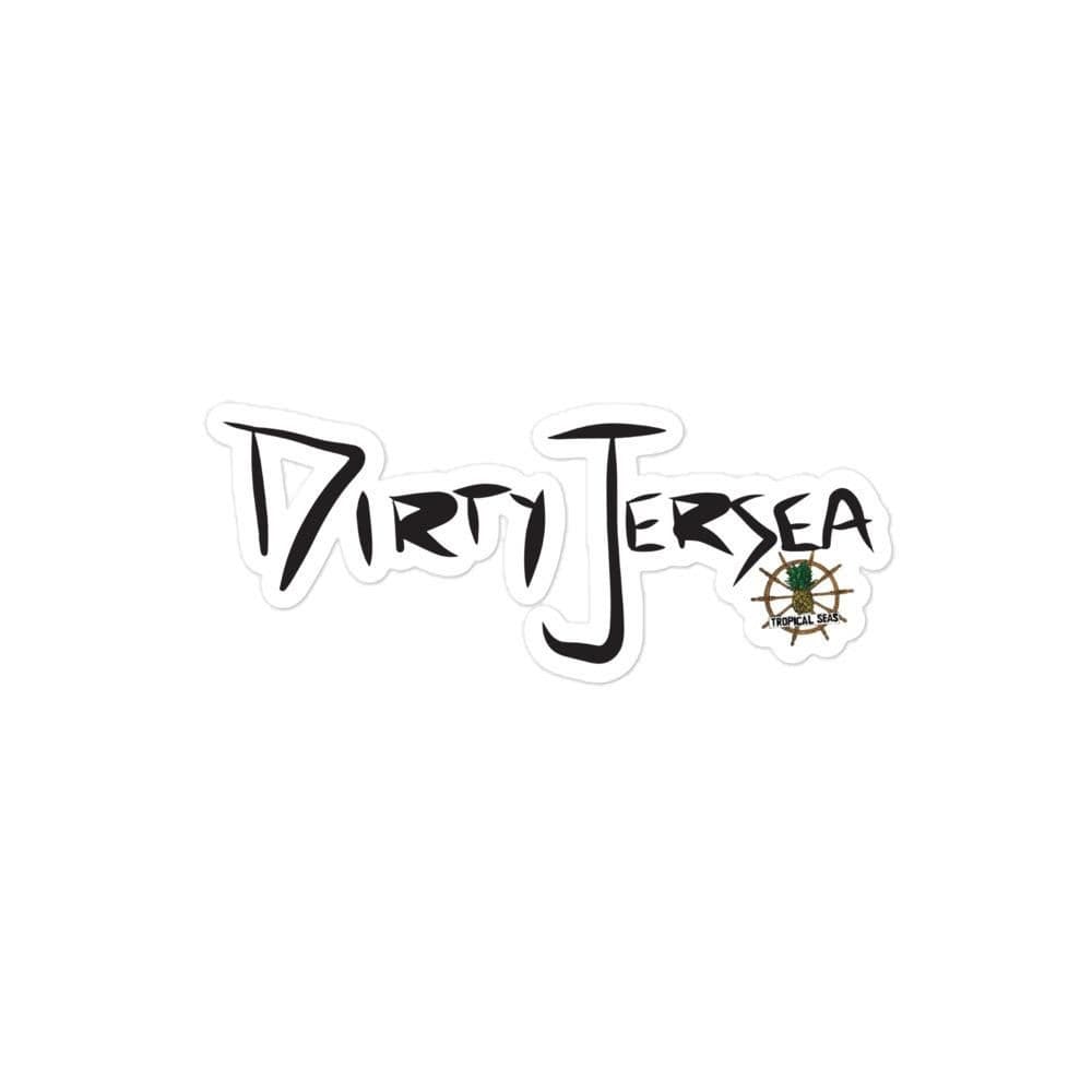 Dirty Jersea stickers by Tropical Seas Clothing