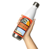 Lazy Afternoon Sketch Stainless Steel Water Bottle by Tropical Seas Clothing