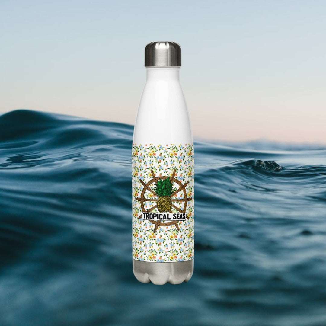 Aloha stainless steel Water Bottle by Tropical Seas Clothing