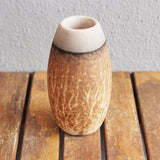 Tsuri Ceramic Raku Pottery Vase by RAAQUU