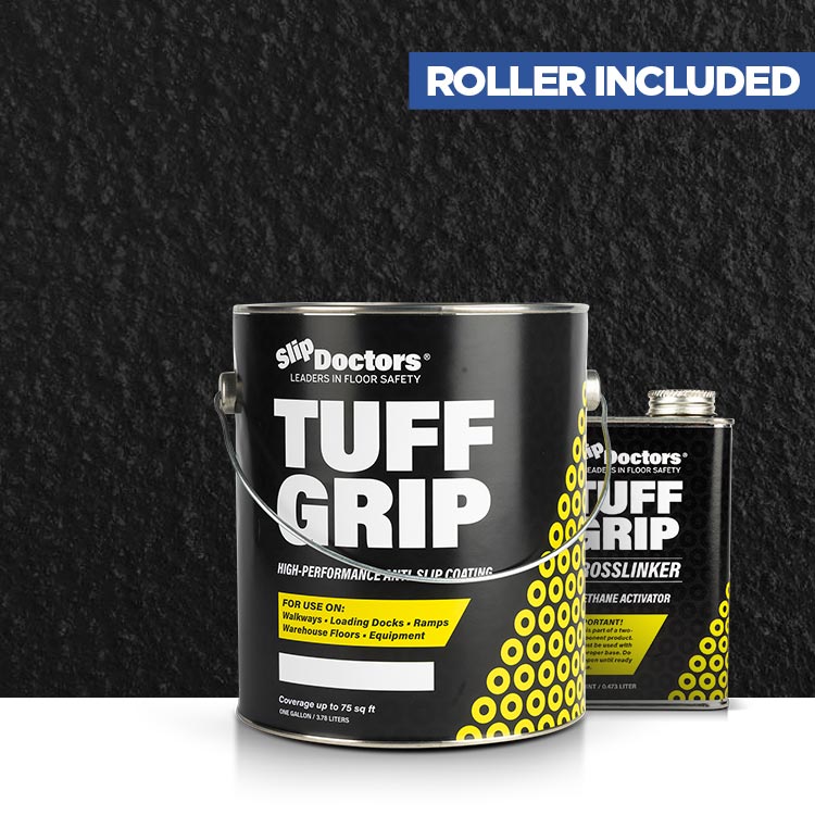 Tuff Grip or Tuff Grip Extreme - Aggressive Traction Non-Skid Floor Paint by SlipDoctors