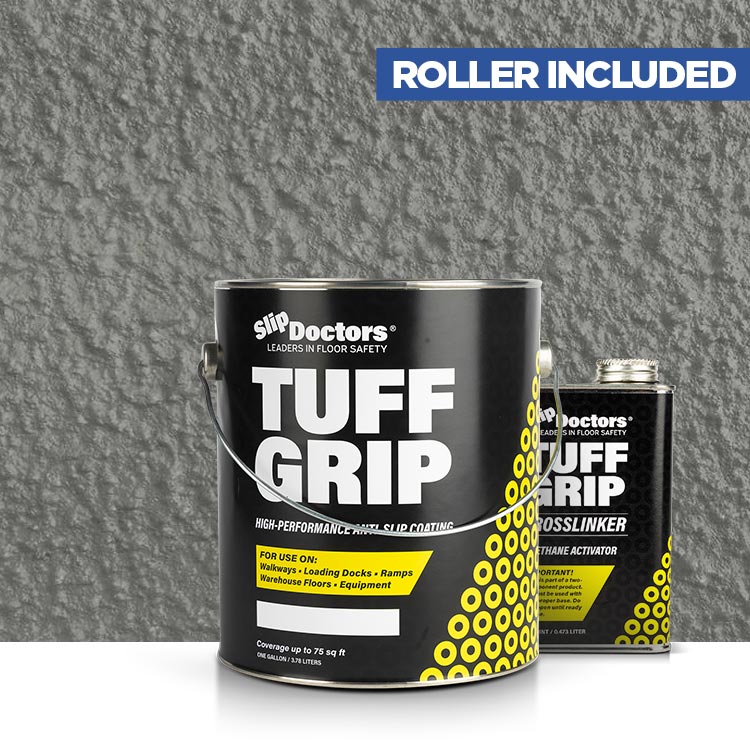 Tuff Grip or Tuff Grip Extreme - Aggressive Traction Non-Skid Floor Paint by SlipDoctors