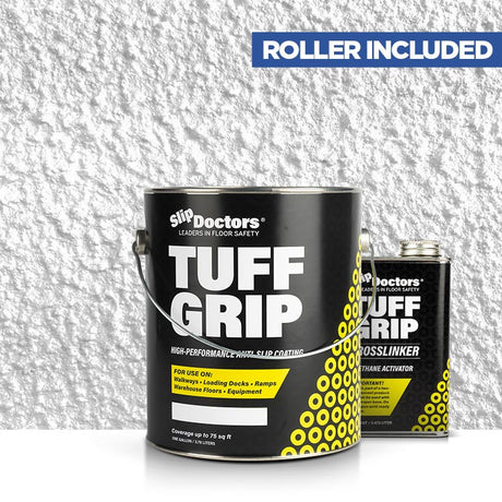 Tuff Grip or Tuff Grip Extreme - Aggressive Traction Non-Skid Floor Paint by SlipDoctors