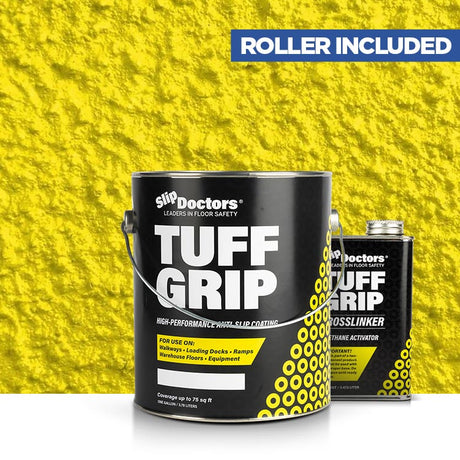 Tuff Grip or Tuff Grip Extreme - Aggressive Traction Non-Skid Floor Paint by SlipDoctors