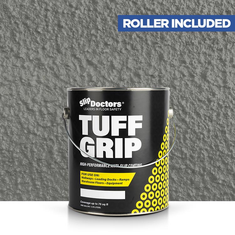 Tuff Grip or Tuff Grip Extreme - Aggressive Traction Non-Skid Floor Paint by SlipDoctors