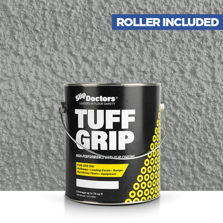 Tuff Grip or Tuff Grip Extreme - Aggressive Traction Non-Skid Floor Paint by SlipDoctors