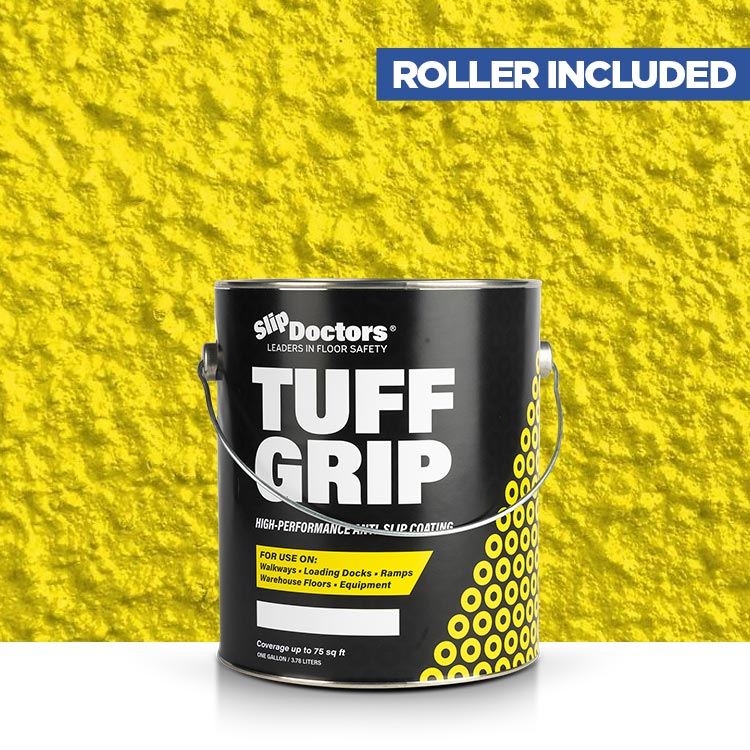 Tuff Grip or Tuff Grip Extreme - Aggressive Traction Non-Skid Floor Paint by SlipDoctors