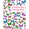 16 Butterflies Coloring Book: Cute Butterflys Coloring Book For Kids With One Picture On Page, Attractive And Original Paperback