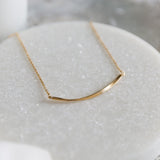 Arvo Mobius Bar Necklace - Gold by Arvo