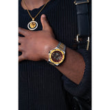 Two tone Gold/Red Tubili by ASOROCK WATCHES