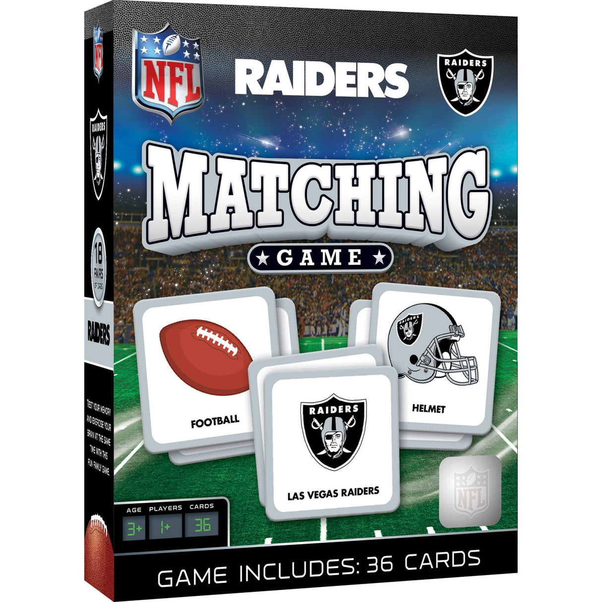 Las Vegas Raiders Matching Game by MasterPieces Puzzle Company INC