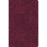 ESV Large Print Value Thinline Bible (Trutone, Raspberry, Floral Design)