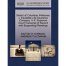 District of Columbia, Petitioner, V. Equitable Life Insurance Company. U.S. Supreme Court Transcript of Record with Supporting Pleadings