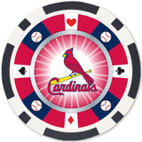 St. Louis Cardinals 100 Piece Poker Chips by MasterPieces Puzzle Company INC