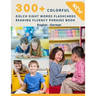 300+ Colorful Dolch Sight Words Flashcards Reading Fluency Phrases Book English-German: Complete list vocabulary children need to know and read first