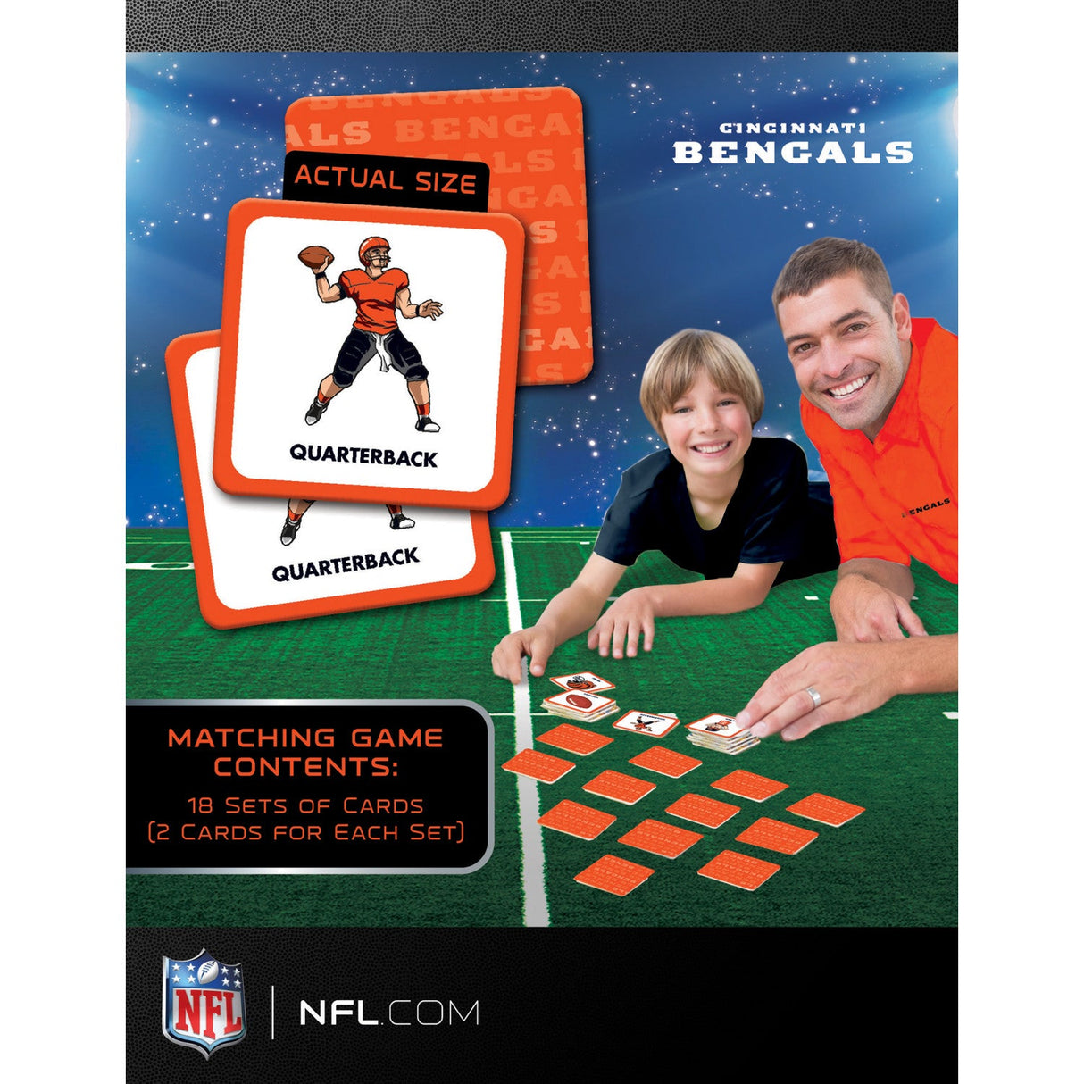 Cincinnati Bengals Matching Game by MasterPieces Puzzle Company INC