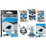 Carolina Panthers Playing Cards - 54 Card Deck by MasterPieces Puzzle Company INC