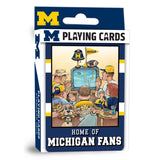 Michigan Wolverines Fan Deck Playing Cards - 54 Card Deck by MasterPieces Puzzle Company INC