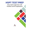 HSPT Test Prep: Three Full-Length Tests with Detailed Answer Explanations