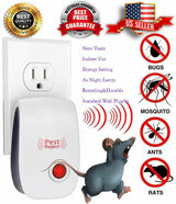 Ultrasonic Pest Insect Rodent Repeller Electronic Plug-In Mice Rat Cockroach Bug by Plugsus Home Furniture