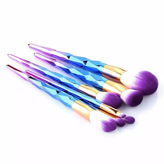 Unicorn Exotic Beauty Enhancer Cosmetic Brush Set Of 7 by VistaShops