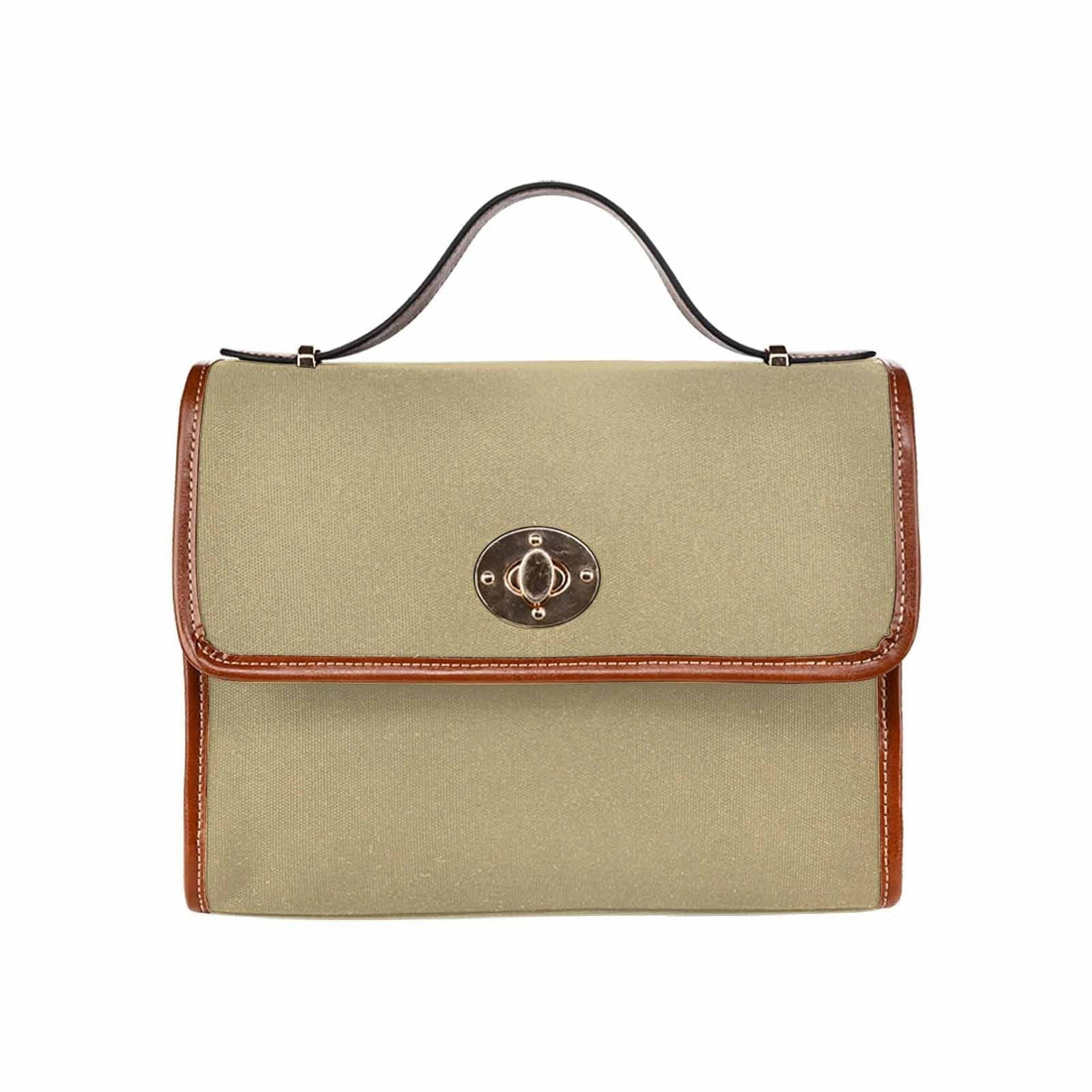 Canvas Bag / Sand Dollar Brown (brown Strap) by inQue.Style