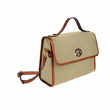 Canvas Bag / Sand Dollar Brown (brown Strap) by inQue.Style