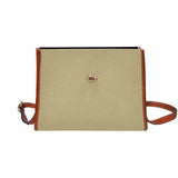 Canvas Bag / Sand Dollar Brown (brown Strap) by inQue.Style