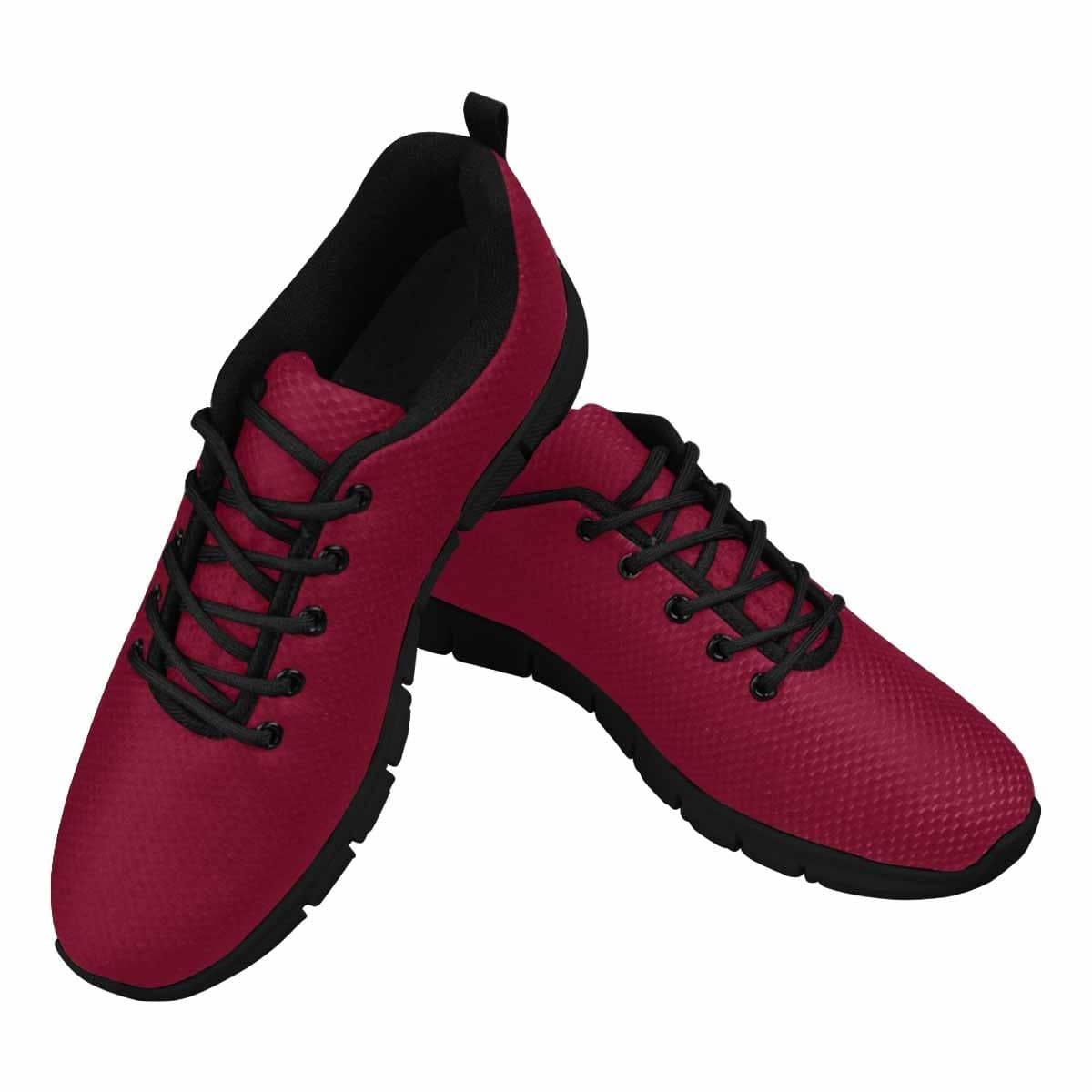 Sneakers for Women, Burgundy Red by inQue.Style