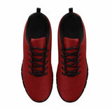 Sneakers for Women, Maroon Red by inQue.Style