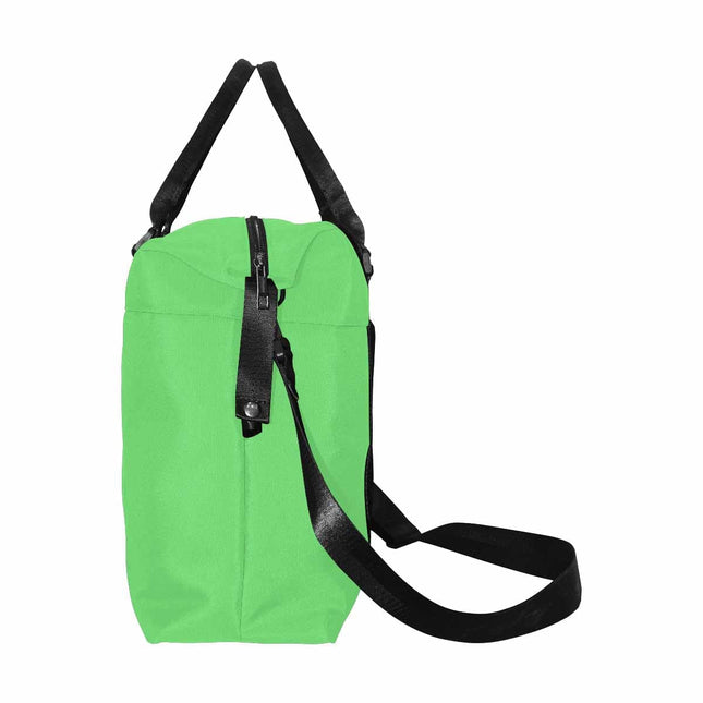 Travel Bag, Pastel Green , Canvas Carry by inQue.Style