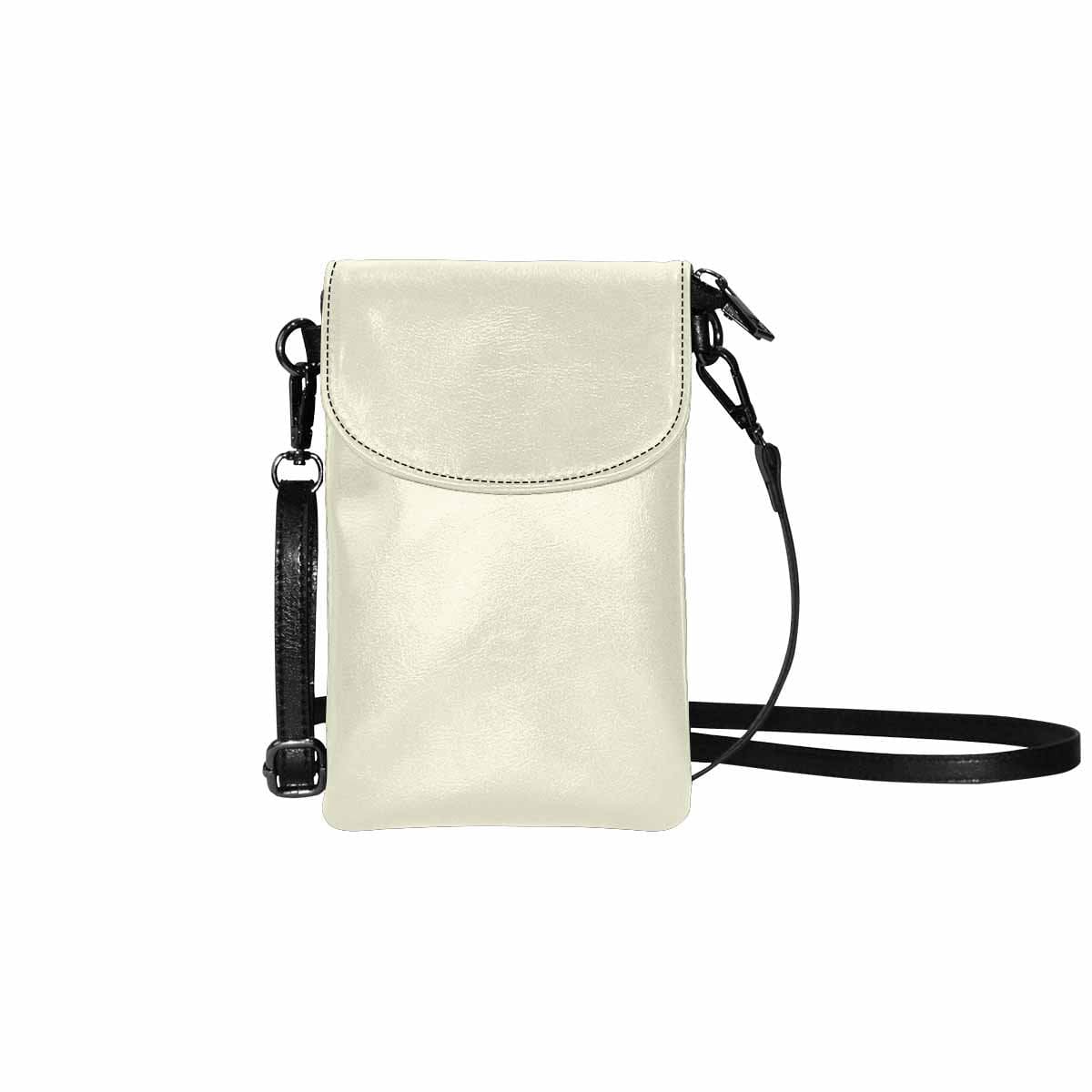 Womens Cell Phone Purse, Beige by inQue.Style