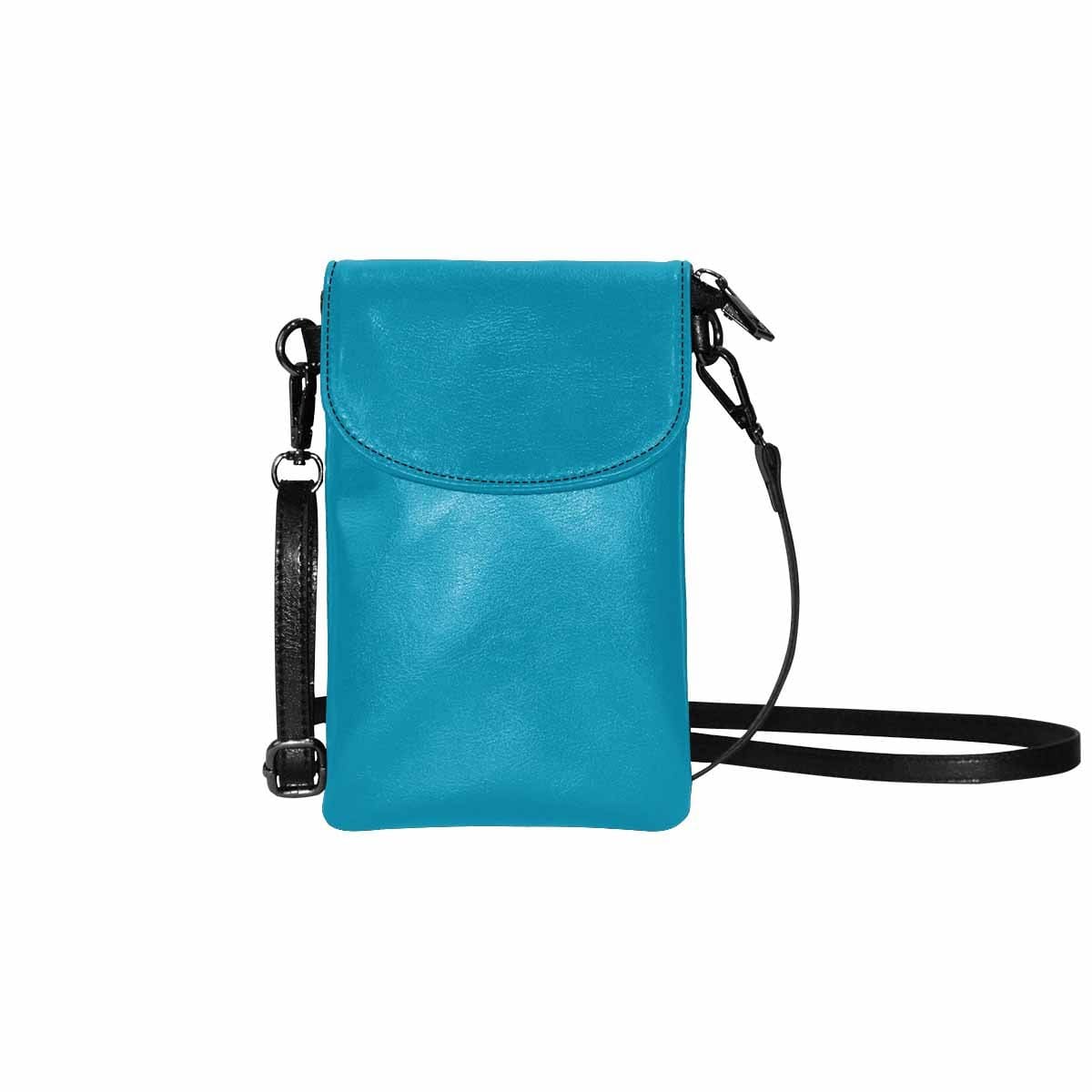 Womens Cell Phone Purse, Blue Green by inQue.Style