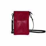 Womens Cell Phone Purse, Burgundy Red by inQue.Style